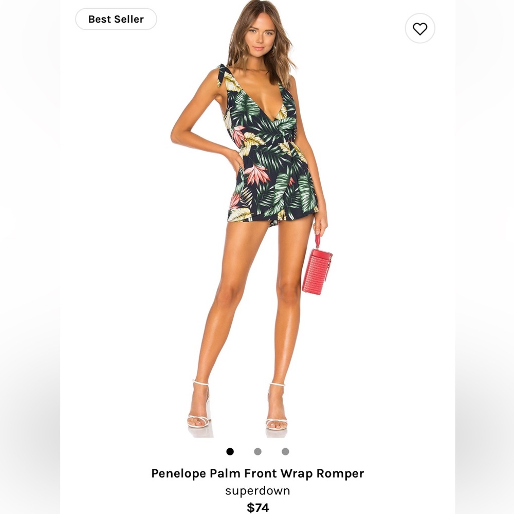 Palm Front Wrap Romper